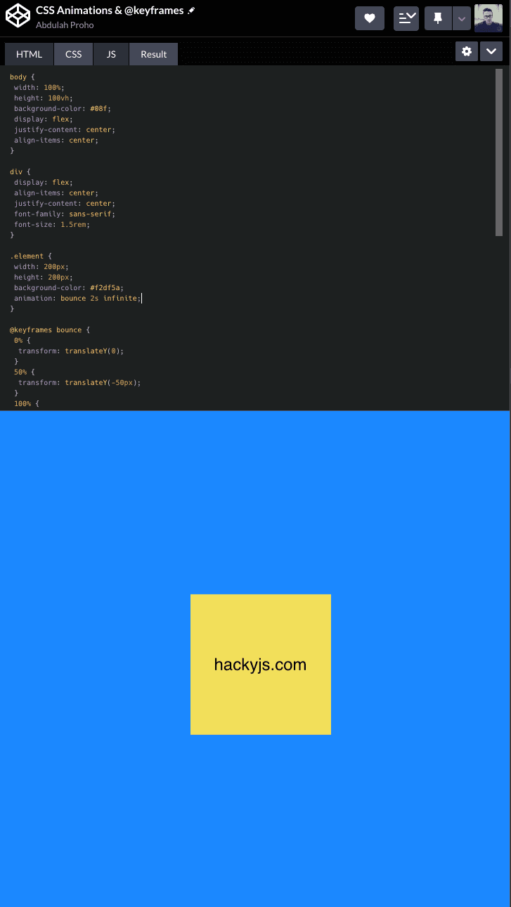 Learn animations with CSS keyframes!