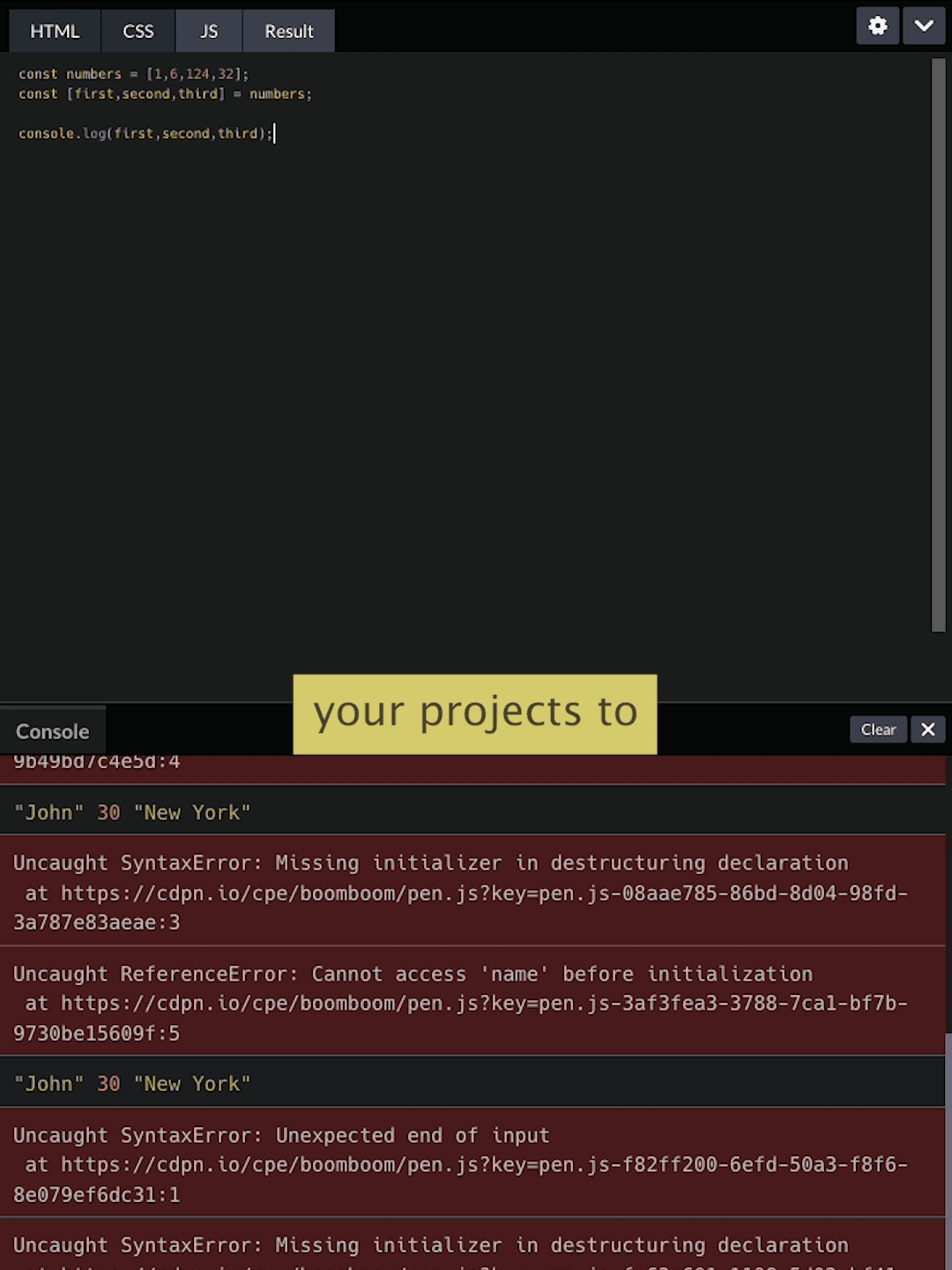 Make Your JavaScript Cleaner with Destructuring